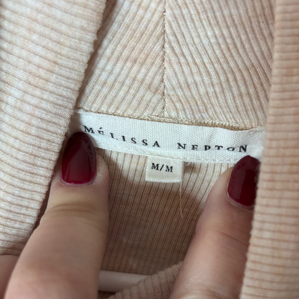 Melissa Nepton Ribbed High Neck Sweater - Picture 3 of 6